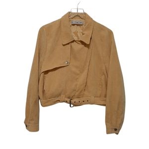 K.Zell Moto Jacket Yellow Size Large